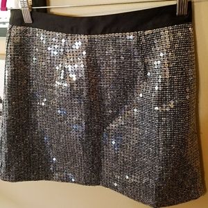 🖤Tweed🖤& 💫Sequin💫Bling Lined Mini Skirt